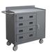 Durham Manufacturing Mobile 36"W Steel Top Workbench Steel in Gray | 38.38 H x 36 W x 18 D in | Wayfair 2211A-LU-95