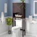 Organize It All Ambassador 25.88" W x 67" H Over the Toilet Storage Manufactured Wood in Brown | 67 H x 25.88 W x 10.5 D in | Wayfair 16151W1P