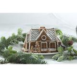 Nordic Ware Bundt® Gingerbread House Fluted Cake Pan Aluminum in Gray | 5.1 H x 7.8 W in | Wayfair 83948M