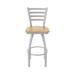 Holland Bar Stool Jackie Swivel Stool Wood/Metal in Gray | 39 H x 18 W x 18 D in | Wayfair 41025PWMedMpl