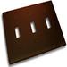Residential Essentials 3-Gang Toggle Light Switch Wall Plate | 4.5 H x 6.375 W x 0.125 D in | Wayfair 10832VB
