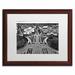 Trademark Fine Art 'Washington, DC' by CATeyes Framed Photographic Print Canvas in Black/White | 16 H x 20 W x 0.5 D in | Wayfair MZ0251-W1620MF