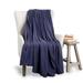 Martex Bare Necessities Modal Jersey Sheet Set Super Soft Fleece Blanket Microfiber/Fleece/Microfiber/Fleece, Polyester in Blue | 90 W in | Wayfair