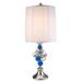 ORE Furniture Just Dazzle 8" Buffet Lamp Resin in Blue/Gray/White | 21 H x 12 W x 12 D in | Wayfair K-4259-T1