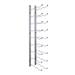 Vinotemp Epicureanist Metal Wine Rack, 18 Bottle Capacity Metal in Gray | 35.8 H x 5.3 W x 9 D in | Wayfair EP-WIRE2S