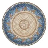 KNF Caribbean Sea Mosaic Table Collection - Round Bistro Table, Pewter, 54" dia. - Frontgate