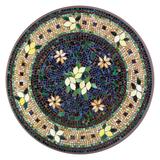 KNF Tuscan Lemons Mosaic Table Collection - Round Bistro Table, Pewter, 36" dia. - Frontgate