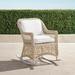 Hampton Rocking Chair in Ivory Finish - Sailcloth Cobalt with Natural Piping - Frontgate