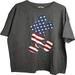 Disney Mickey Mouse U.S.A. Patriotic Stars & Stripes Mickey Adult Men's T-Shirt (Large)