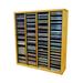 Wood Shed 09 Series Multimedia Storage Rack Wood/Solid Wood in Black | 26 H x 24.75 W x 6.75 D in | Wayfair 409-2 / Dark