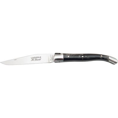Robert David Laguiole 4.25in. Folder Knife stainless clip blade Horn handle RD90511