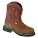 JUSTIN ORIGINAL WORKBOOTS GY9980 Size 7-1/2 Women's Western Boot Steel Work