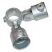 ZORO SELECT 30LX56 Structural Pipe Fitting, Corner Swivel Socket, Cast Iron, 1