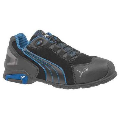 PUMA SAFETY SHOES 642755 Athletc Wrk Shoes,11EE,Blk/Blue,PR