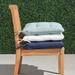 Tufted Outdoor Chair Cushion - Natural, 17"W x 17"D - Frontgate