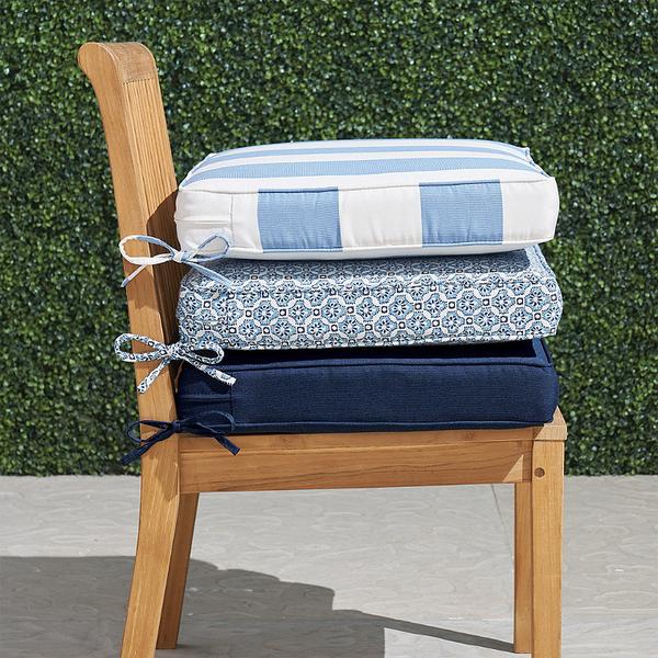 double-piped-outdoor-chair-cushion---resort-stripe-black,-19"w-x-18"d---frontgate/