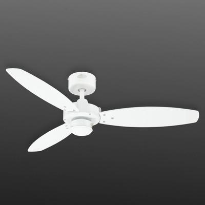 Westinghouse Jet II Ventilator m. Zugschalter JET, weiß / opal, für Wohn- / Esszimmer, Kunststoff, Modern