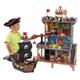 KidKraft Pirate's Cove Spielset aus Holz für Kinder, Piraten Spielzeug mit Piratenschiff, Piratenschatz und Kanonen mit Lichtern, Spielzeug für Kinder ab 3 Jahre, 63284