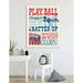 Oopsy Daisy Play All Day Canvas Art Canvas in Red/Blue | 30 H x 24 W x 1.5 D in | Wayfair NB19298