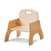 Jonti-Craft Classroom Feeding Chair Wood in Brown | 17.5 H x 16.5 W x 18.5 D in | Wayfair 6801JC