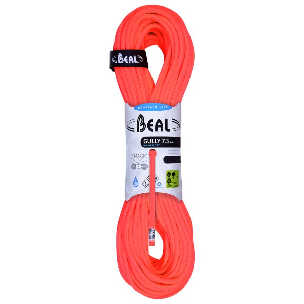 Beal - Gully 7,3 - Halbseil Länge 50 m rot