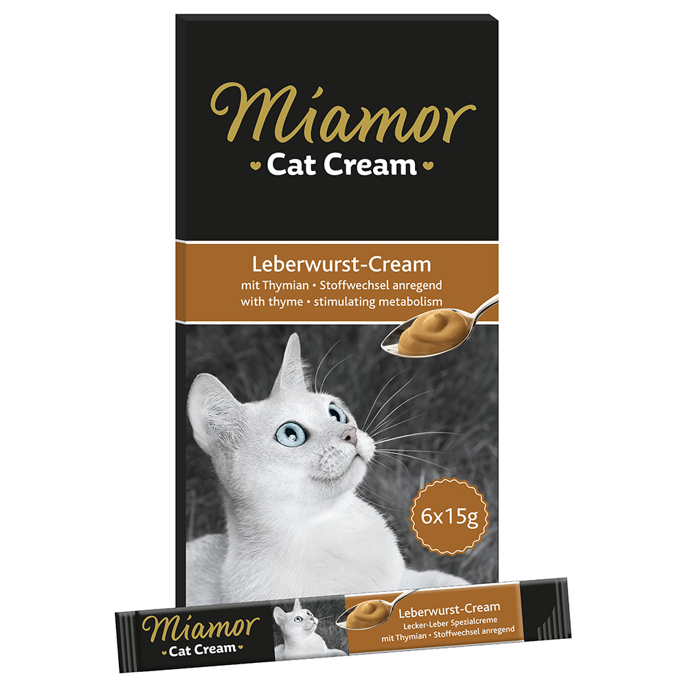 Miamor Cat Snack Crema alla Salsiccia di Fegato - Set %: 66 x 15 g