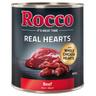 Rocco Real Hearts 6 x 800 g - Manzo con Cuori di Pollo interi