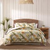 Tommy Bahama Home Tommy Bahama Birds of Paradise Cotton Ivory 4 Piece Comforter Set Polyester/Polyfill/Cotton in Green/White | Wayfair 205545