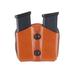 DeSantis Gunhide Double Magazine Pouch Single Stack Magazines Leather SKU - 726574