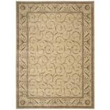 Nourison Somerset Floral Ivory 5 6 x ROUND Area Rug (6 Round)