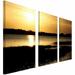 Trademark Fine Art End of the Day Canvas Art by Patty Tuggle 3-Piece Panel Set 16x32