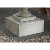 Campania International Textured Low Pedestal Concrete | 8 H x 18 W x 18 D in | Wayfair PD-173-CB