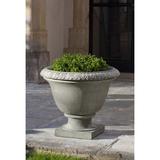 Campania International Cast Stone Urn Planter Concrete, Copper in Green | 22.5 H x 26.75 W x 26.75 D in | Wayfair P-551-VE