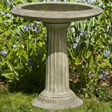 Campania International Cottage Garden Birdbath Concrete | 26.5 H x 24 W x 24 D in | Wayfair B-135-CB