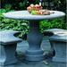 Campania International Palladio Stone/Concrete Bistro Outdoor Table Stone/Concrete in Brown | 30 H x 43 W x 43 D in | Wayfair T-1001-AL