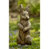 Campania International Father Rabbit Statue, Copper in Gray/Blue | 19.25 H x 8 W x 7 D in | Wayfair A-413-AS