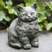 Campania International Kitty Statue Concrete, Copper in Brown | 6 H x 4.5 W x 4 D in | Wayfair A-351-TR