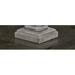 Campania International Urn Plinth Pedestal Concrete | 3 H x 10.25 W x 10.25 D in | Wayfair PD-201-AS