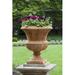 Campania International Smithsonian Cast Stone Urn Planter Concrete in Gray/Blue | 22.75 H x 20 W x 20 D in | Wayfair P-524-AS