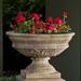 Campania International Coachhouse Cast Stone Urn Planter Concrete, Copper in Gray | 17.25 H x 26 W x 26 D in | Wayfair P-595-GS