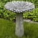 Campania International Sunflower Birdbath Concrete, Copper in Blue/Black | 27.25 H x 24.5 W x 24.5 D in | Wayfair B-154-AL