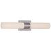 dweLED Elementum 22" Wide Brushed Nickel LED Bath Light