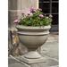 Campania International Montgomery Cast Stone Urn Planter Concrete, Copper in Green | 21 H x 20.5 W x 20.5 D in | Wayfair P-489-VE