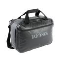 Tatonka Flight Barrel - Reisetasche mit Rucksackfunktion aus LKW-Plane - 50x36x20 cm - 35 Liter - wasserfest, pflegeleicht und robust - Handgepäcktasche - schwarz