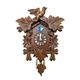 Alexander Taron 7.5 Engstler Battery-Operated Mini Cuckoo Wall Clock with Music and Chimes