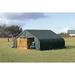 ShelterLogic 22 Ft. W x 24 Ft. D Garage Metal in Gray | 125.53 H x 268.2 W x 287.36 D in | Wayfair 78641