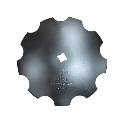 18 In. X 3.5mm Notched Disc Blade 1-1/8 Sq. Hole Tillage