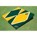 All American Tailgate 2' x 4' Alternating Diamond Cornhole Board Set in Green/Yellow | 8 H x 24 W x 48 D in | Wayfair PT-2778