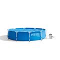 Intex 28202UK 10ft x 30in Metal Frame Swimming Pool with Filter Pump, 4,485 liters, Blue, 305x76 cm