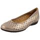 Gabor Ruffle L, Women Ballet Flats, Gold (Gold Leather), 6 UK (39 EU)